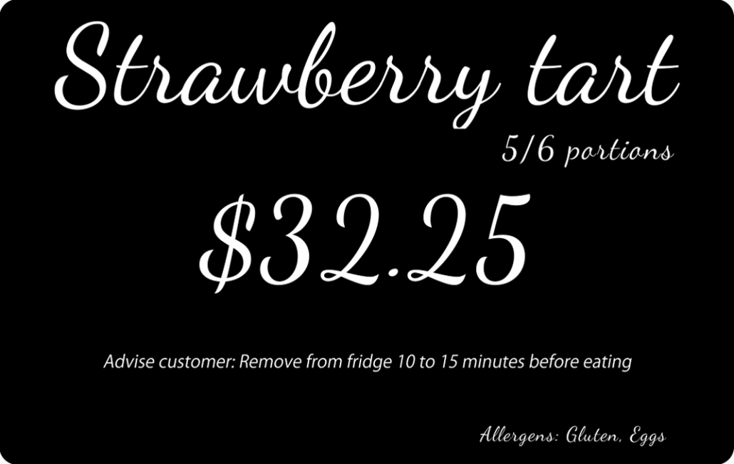 Price Tag Bakery Strawberry Tart (2)