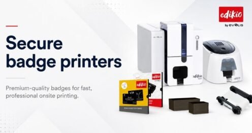 Secure badge printers for premium-quality badges